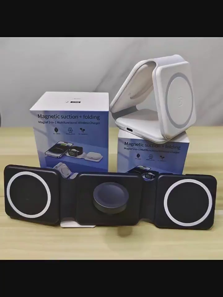 3 in 1 Magnetic Foldable MagSafe Wireless Charger